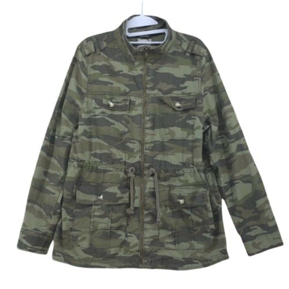 SO Camo Utility Field Zip Jacket Womens XL